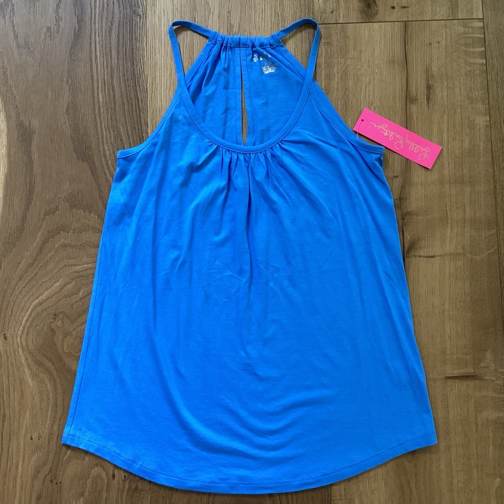 Lilly Pulitzer NWT Lacy Top Blue Haven